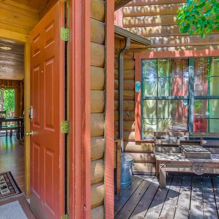 Unique Bear Country Cabin In Ruidoso With Hot Tub! Eksteriør billede