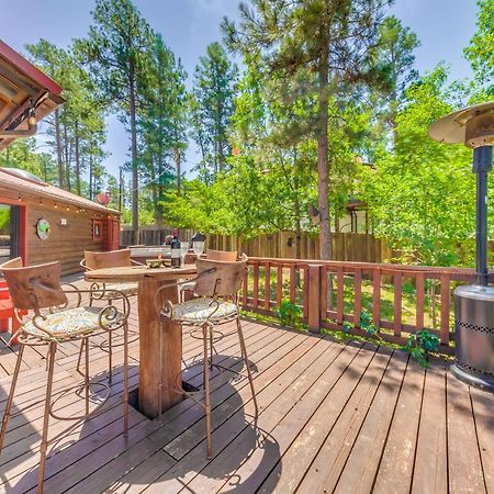 Unique Bear Country Cabin In Ruidoso With Hot Tub! Eksteriør billede